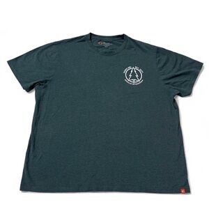 The American Outdoorsman Men's Green Graphic T-Shirt Parks And Rec. Dept XXL